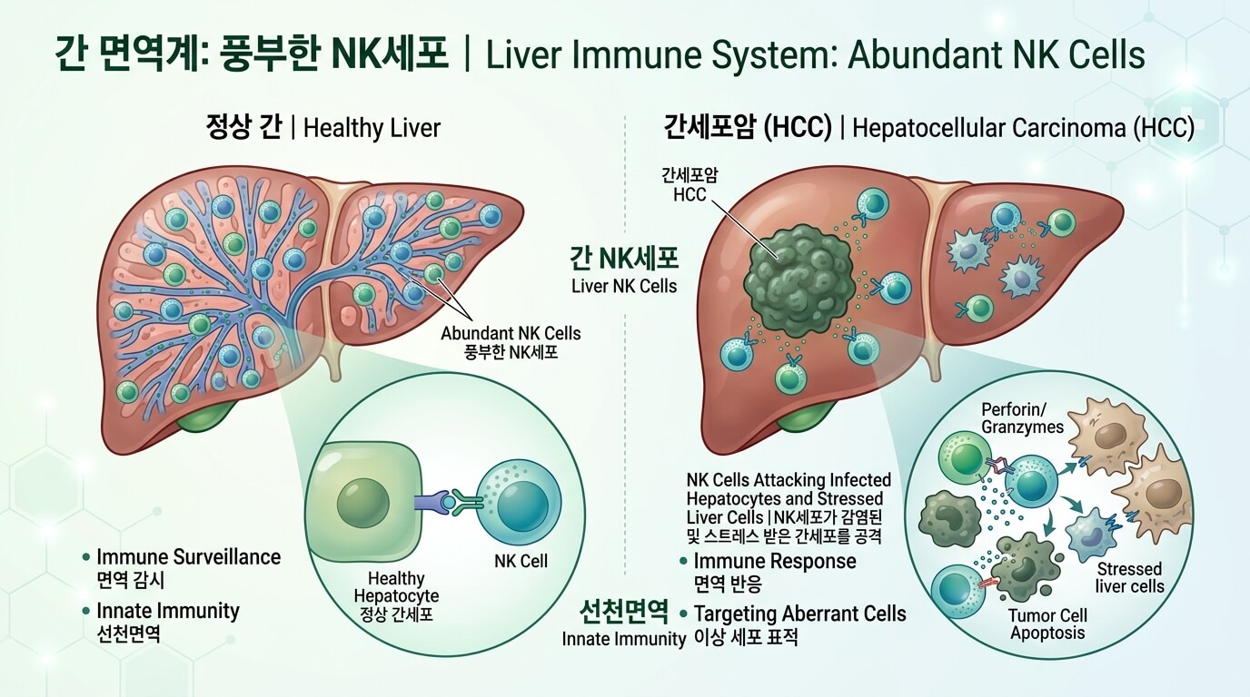 간암 nk면역세포치료 nk세포효과