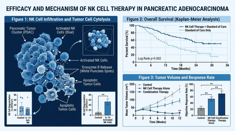 췌장암 전임상 nk면역세포치료효과