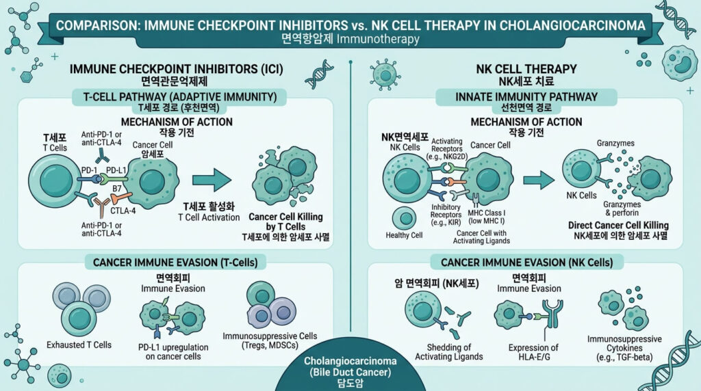 왜 담도암에서 NK면역세포를 함께 봐야 할까요